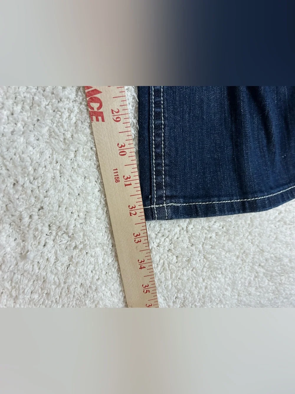 Grace In LA Bling Pocket Jeans Plus Size 17 Dark Wash Western Denim Angel Wings